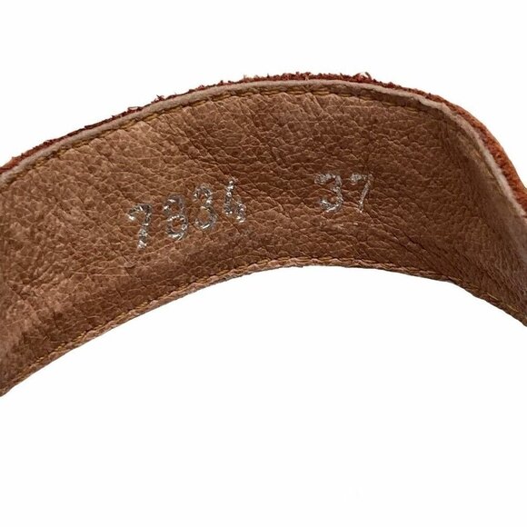 NEW Avellini Women's Slingback Sandals Red Cross Stap Block Heels Italy 6.5 - Picture 9 of 9